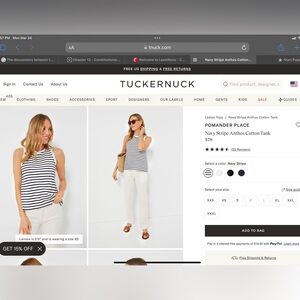 Tuckernuck Stripe Cotton Tank